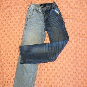 Aeropostale Women's Dual Blue Flare Jeans